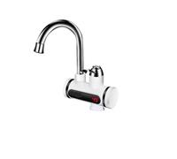 Chauffe-eau électrique, Chauffe-eau Électrique, Robinet De Cuisine, Chauffage Instantané Sans Réservoir, Mélangeur Chauffant À Affichage Numérique, pour la cuisine, la salle de bain(Slt102-long)