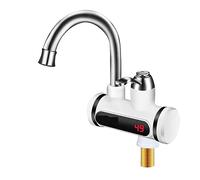 Chauffe-eau électrique, Chauffe-eau Électrique, Robinet De Cuisine, Chauffage Instantané Sans Réservoir, Mélangeur Chauffant À Affichage Numérique, pour la cuisine, la salle de bain(Slt101-long)