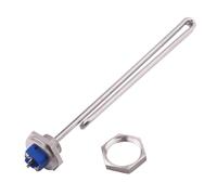 Chauffe-eau électrique DN25 1" BSP Élément chauffant à immersion for brassage 230 V 3500 W 240 V 2400 W SUS304 (Gris, 240 V 2400 W avec capuchon en acier inoxydable)(Gray,240V 2400W-WITH SUS CAP)