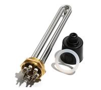 Chauffe-eau Électrique DN32 DN40 DN50, Élément Chauffant À Immersion SUS304, 220V, Booster Tubulaire, 3kw, 4,5kw, 6kw, 9kw, 220V, 12kw, Élément Chauffant Électrique(DN32 41mm,110V_12KW 360MML)