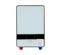 Chauffe-eau électrique électrique 6500 W avec écran tactile LED, douchette à main et vanne de régulation, température de 30 à 55 °C, pour maisons, écoles, hôpitaux