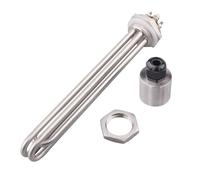 Chauffe-eau Électrique En Acier Inoxydable 304, 220 V/380 V, Résistance À Immersion DN32, Puissance : 3 KW, 4,5 KW, 6/9 KW Ou 12 KW(Set-1,220v,6KW 250L)