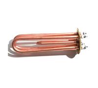 Chauffe-eau électrique en cuivre de 380 V, bride d'élément chauffant de 83 mm, 6 kW, 7,5 kW, 9 kW, 12 kW, 3 dix résistances de 30 cm avec trou pour sonde (380 V_6 KW 210 mm)