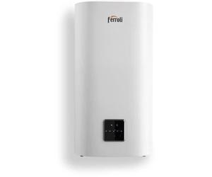 Chauffe-eau électrique Ferroli TITANO TWIN 80L - Vertical - Anode Magnésium - Blanc