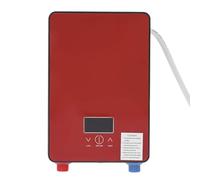 Chauffe-eau électrique instantané 6500 W Montage mural 220 V IPX24 Température réglable 30 à 55 °C Acier inoxydable Verre pour cuisine, salle de bain, hôtel Pas de préchauffage Fonction mémoire avec