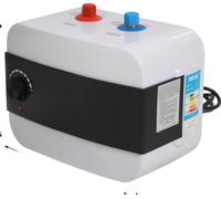 Chauffe-eau électrique instantané, capacité 6L, température réglable, à monter sous l'évier, blanc
