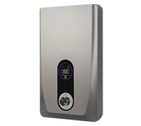 Chauffe-eau Électrique Instantané, Chauffe-eau Instantané Mural à Demande, Eau Chaude Rapide pour Une Utilisation Quotidienne Dans La Salle de Bain, Installation Facile(Gray)