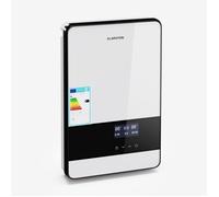 KLARSTEIN Blaze Flow Chauffe Eau Instantané Électrique - 24kW, 380V, Acier Inoxydable, Écran LED, Température 35-55°C, Design Compact Mural
