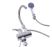Chauffe-eau électrique instantané - Robinet avec douche - Chauffe-eau - Pour cuisine, jardin, salle de bain, caravane, camping, ménages - Argent