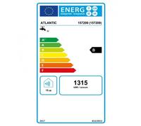 Chauffe-eau électrique mural - rectangulaire - 80 L - Linéo connecté ATLANTIC