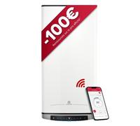 Chauffe-eau électrique plat 80L - Ariston VELIS EVO DUNE DRY WiFi - 25% d'Économie d'Énergie - Intelligent & Connecté