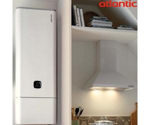 Chauffe-eau électrique Plat Multiposition mural Linéo connecté 80L - ATLANTIC 157209