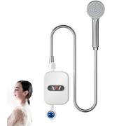 Chauffe, Eau Électrique Sans Réservoir, Écran LCD, Ipx4 Étanche, Température Constante Sous L'évier, Chauffe, Eau Électrique Prêt À Chauffer Avec Pommeau De Douche 3500w, Pour Douche