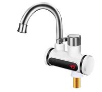 Chauffe-eau électrique sans réservoir, robinet mitigeur eau chaude/eau froide, température réglable, accessoires de cuisine et salle bain Ménage quotidien