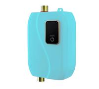 Chauffe-eau Électrique Sans Réservoir Salle De Bains Cuisine Chauffe-eau Instantané Avec Affichage LED Eau De Douche Chauffage Rapide à la maison(Blauw)