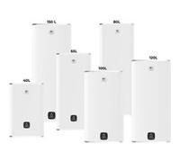 Chauffe-eau électrique stéatite MALICIO 3 vertical carré blanc 100L - THERMOR - 231071 Blanc G