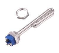 Chauffe-eau électrique tubulaire 240 V, 1 pièce, élément chauffant immergé BSPT 1" 1 kW/2 kW/3 kW SUS304(With locknut,240V_3KW 275MM)