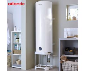 Chauffe-eau électrique vertical mural AQUEO connecté 200L - Atlantic 154117