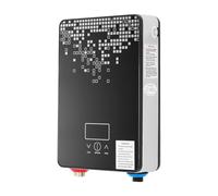 Chauffe-eau électronique 3 en 1 réglable 6,5 kW - Résistant à la pression - Prêt à l'eau chaude - Avec buse de douche - Température de l'eau jusqu'à 55 °C - Chauffe-eau instantané pour lavabo, douche