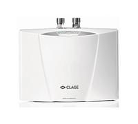 Clage Chauffe-eau instantané électronique MCX6 – 5,7 kW 230 V – 3,3 l/min – Réf 1500-15306 – Blanc