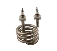 Chauffe-eau en acier inoxydable hélicoïdal avec tête en fer et élément chauffant à eau distillée, 220 V 380 V (4500 W, 110 V)