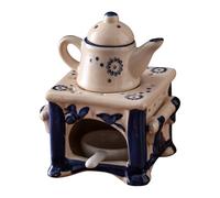Chauffe-eau en céramique - Chauffe-eau à thé - Chauffe-eau | Brûleur à huile en céramique confortable pour café, thé, diffuseur, chauffe-plat pour taches