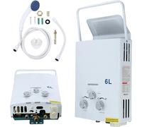 Chauffe-eau GPL, capacité 6L, puissance 12KW
