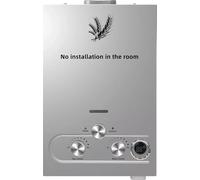 Chauffe-eau GPL VEVOR, chauffe-eau instantané, construction en acier inoxydable, 36 kW 18l