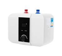 Chauffe-eau instantané - 1500 W - 6 l - Mini chauffe-eau électrique avec affichage LED - Chauffe-eau avec régulateur de température - Valve de sécurité - Cuisine