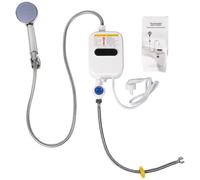 Chauffe-eau instantane 220 V pour salle de bain, 3 500 W, affichage numerique, prise UE