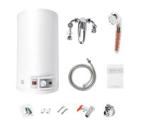 Chauffe-eau instantané 50/80 l - Capacité thermique - Stockage électrique - Avec affichage de la température LED - Valve de sécurité - Montage mural - 50 l