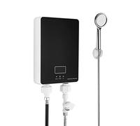 Chauffe-Eau Instantané Affichage En Couleur Ensemble Bain-Douche Petit Hydraulique Compact Chaude ChaudièRe éLectrique Thermostat Intelligent Moulage Monobloc Facile Installer Utiliser