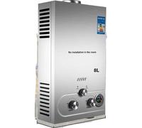 Chauffe-eau instantané au propane, immédiat / sans réservoir, compatible GPL, mural, 8L 16KW