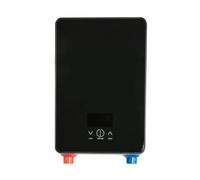 Chauffe-eau instantané, Chauffe-eau Électrique Sans Réservoir, Chaudière Instantanée, Ensemble De Douche, Thermostat Sûr Et Intelligent, Automatique(All Black)