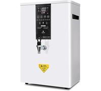 Chauffe-eau instantané commercial de 50 L, distributeur mural, avec panneau LED, robinet et filtre, bureaux, restaurants et cantines.