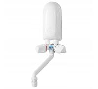 Dafi POZ02412 chauffe eau verticale Sans réservoir (instantané) Chrome, Blanc