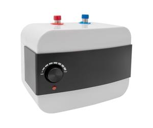 Chauffe-eau Instantané Électrique 1500W, Mini Chauffe-eau 6L avec Tuyau, Régulation Température 0-65°C,LED clair, Économique et Compact, pour Lavabo Cuisine Salle de Bain