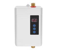 Chauffe-eau instantané électrique 230 V - Chauffe-eau instantané électrique - Douche sans réservoir - 4000 W - Pour salle de bain et cuisine - 28-55 °C - 220-240 V (blanc)