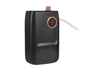 Chauffe-eau Instantané Électrique 5500W, Mini Chauffe-eau sans Réservoir 220V, Affichage LED et Protection Anti-Sèche, Économique et Compact, pour Lavabo, Cuisine et Salle de Bain (Noir)