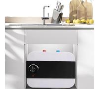 Chauffe-eau instantané electrique 6L cuisine sous évier 1500W électronique Chauffe-eau résistant à la pression pour salle de bain, cuisine, douche ou baignoire