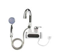 Chauffe-eau instantané électrique de robinet d'eau chaude, chauffage rapide avec l'affichage de la température de LED, robinet sans réservoir for la douche de cuisine(Lateral type Model B)