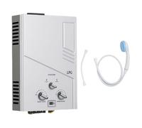 Chauffe Eau Instantané Électrique Portable 12KW,Gaz LPG, Température Réglable, Design Compact, Pour Salle de Bain,