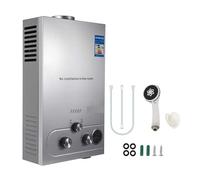 Chauffe-eau instantané, kit de chaudière portable en acier inoxydable 36 kW pour une alimentation efficace en eau chaude