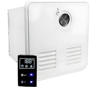Chauffe Eau Instantané Pour Camping Car 12v Cc, Avec Télécommande, Compatible Avec Les Portes Standard De 38 X 38 Cm, Eau Chaude Instantanée Pour Tous Les Vr White