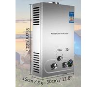 Chauffe-eau instantané pour gaz propane, plusieurs possibilités de distribution, construction en acier inoxydable, 12L 24KW