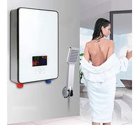 Chauffe-eau instantané sans réservoir - 6500 W - Chauffe-eau instantané - Électrique numérique - Sans réservoir - Douche - Eau chaude - 220 V - 55 °C