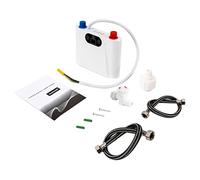 Chauffe-eau instantané sous évier - Résistant à la pression - Étanche - Sans réservoir - Eau chaude instantanée - Salle de bain - Mural - Récipient intérieur - Chauffe-eau sous évier - 220 V 5,5 kW