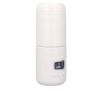 Chauffe-eau Portable, Bouilloire électrique de Voyage à Piles avec Contrôle de la Température, Bouteille D'eau sans Fil pour les Aventures en Plein Air 400 Ml, Choix de