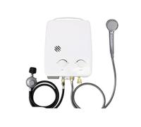 Chauffe-eau Portable Sans Réservoir Propane 5L 1.32GPM À 34 000 Douche Instantanée Radiateurs Électriques Gaz Gros Appareils Ménagers Salle de bain à domicile