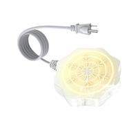 Chauffe-eau pour bain d'oiseaux, 80 W, chauffage rapide, contrôle automatique, chauffe-bassins et abreuvoirs pour poules, colibri, hiver, climat froid, jardin, ferme, patío